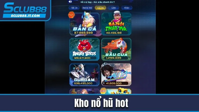 Sclub88 – Nhà Cái Cá Cược Trực Tuyến Uy Tín Số 1 Việt Nam 2025 {dpbeer.ru.com} 172 Kho nổ hũ hot